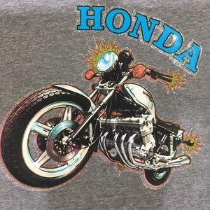 Vintage motorcycle Honda CBX t-shirt heat transfer